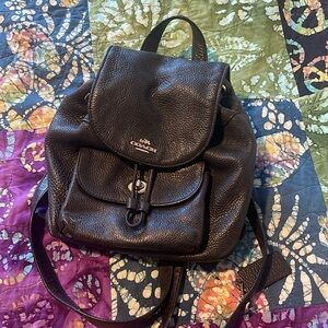 Mini coach backpack purse